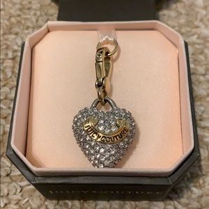 Juicy Couture Pave Heart Charm